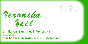 veronika heil business card